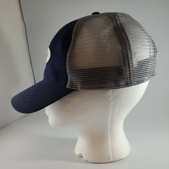 Officially Licensed Ford Blue Mesh Snap Back Trucker Hat Cap Classic Oval Logo - Picture 2 of 8